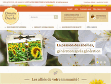 Tablet Screenshot of domaine-chezelles.com